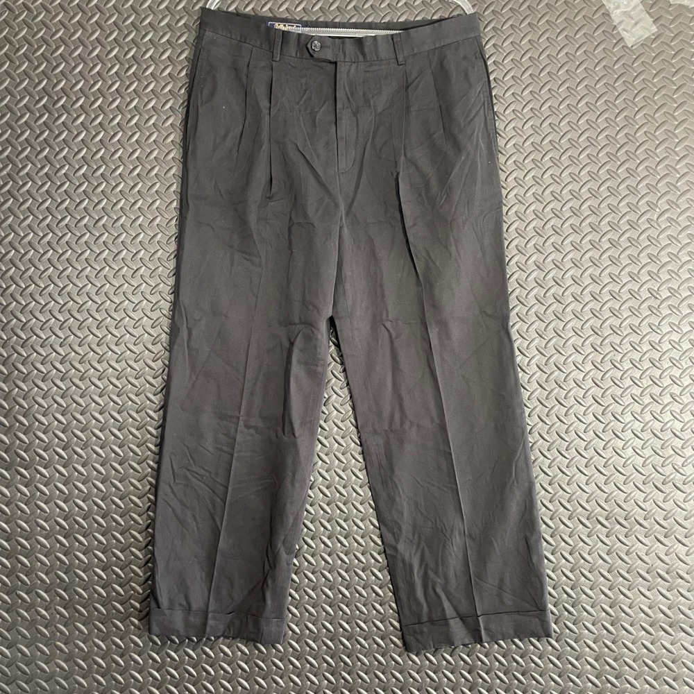Bobby Jones‎ Players Black Trouser Pants Casual Wear Cotton Blend Men's Size 34